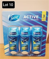 Secret deodorant 3 pack
