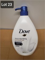 Dove 1 liter body wash