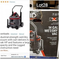 Rigid 1400 wet/dry vacuum