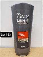 Dove mens body/face wash