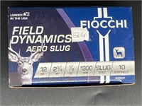 FIOCCHI FIELD DYNAMICS AERO SLUG 12 GA 10 ROUNDS