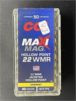 CCI MAXI MAG 22 WMR 50 ROUNDS