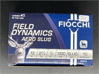 FIOCCHI FIELD DYNAMICS AERO SLUG 12 GA 10 ROUNDS