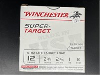 WINCHESTER SUPER TARGET 12 GAUGE 25 ROUNDS
