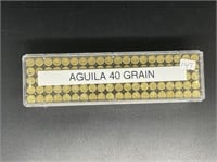 AGUILA 40 GRAIN .22 LR 100 ROUNDS