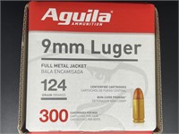 AGUILA 9MM LUGER 300 ROUNDS