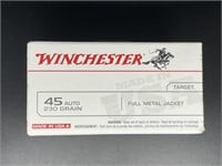 WINCHESTER 45 AUTO TARGET 100 ROUNDS