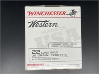 WINCHESTER WESTERN 22 LONG RIFLE 525 ROUNDS