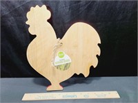 Wood Rooster Serving Board