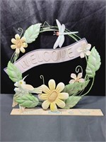 Tin Dragonfly & Hummingbird Welcome Hanger