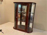 A Modern Mirrored Hanging Display Cabinet