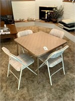 Card Table w/ 4 Chairs