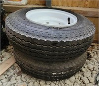 2 Tires- load star , 14.8-4.00