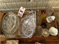 Relish Dishes & Small Decorative Glass Pieces