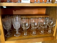 12 Assorted Wine Glasses