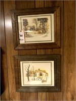 2 Wall Pictures, 18.5 x 15