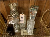 Glass Candy Dises & Vases