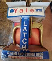 Storm Door Latch & 2 Boxes of Glass Fittings