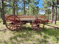 Antique 12' Freight Wagon