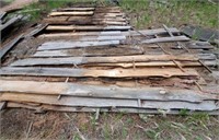 2 Stacks of Slabbed Aged Lumber