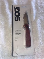 Sog Tm1023-cp Terminus Xr Folding Knife G10