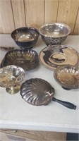 LOT OF SILVER DISHES