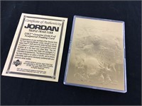 23kt Gold Michael Jordan Card