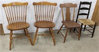 (4) chairs - 2 are Ethan Allen
