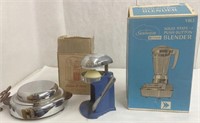 (3) vintage kitchen appliances - Sunbeam Vista