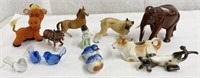 asstd decorative figurines -- cow creamer Germany,