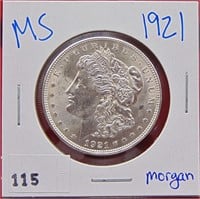 1921 Morgan Dollar MS