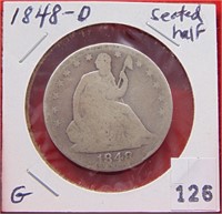 1848-O Seated Half Dollar, G