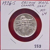 1926-S Oregon Trail Commemorative Half, MS-64
