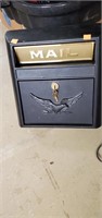 Cast Iron Mailbox W/ Key