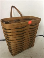 Longaberger Wall Basket. 10x5x9.5high.