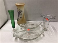 Lot of Vases & Glassware