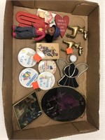 Lot of Ornaments, Buttons, Snaps, & more