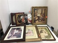 Lot of Picture Frames & Pictures