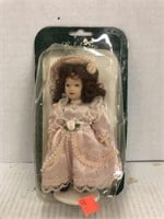 Collectible Hand Painted Biqsue Porcelain Doll