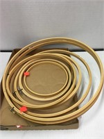 Lot of Embroidery Hoops
7 hoops 
Different