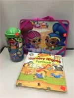 Lot of kids toys
Book, magnet numbers and lap