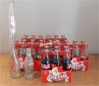 Vintage Unique Pepsi Bottle & 1999 Coke Bottles