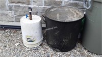 XL Large Metal Camping Pot & Shower Bucket System