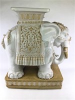 Asian Ceramic Elephant Plant Stand / Table 2of2