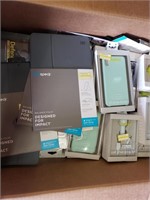 Box Lot of Misc Cell Phone & Tablet Accessories
