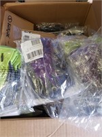 Box Lot of New SunJoe Garden & Nitrile Gloves