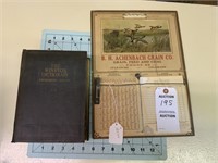 Vintage Dictionary and Calendar Holder