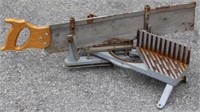 Miller Falls mitre saw, shows some rust