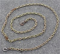 3/8" x 14' chain, box pegboard hooks,