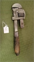 VERY NICE STANLEY SWEETHEART PIPE WRENCH 10